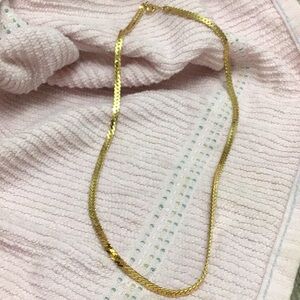 Gold on a roll gold necklace 18” gold chain